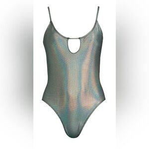 🔴 3/$12 - Junior’s‎ metallic One-Piece Swimsuit. NWT!